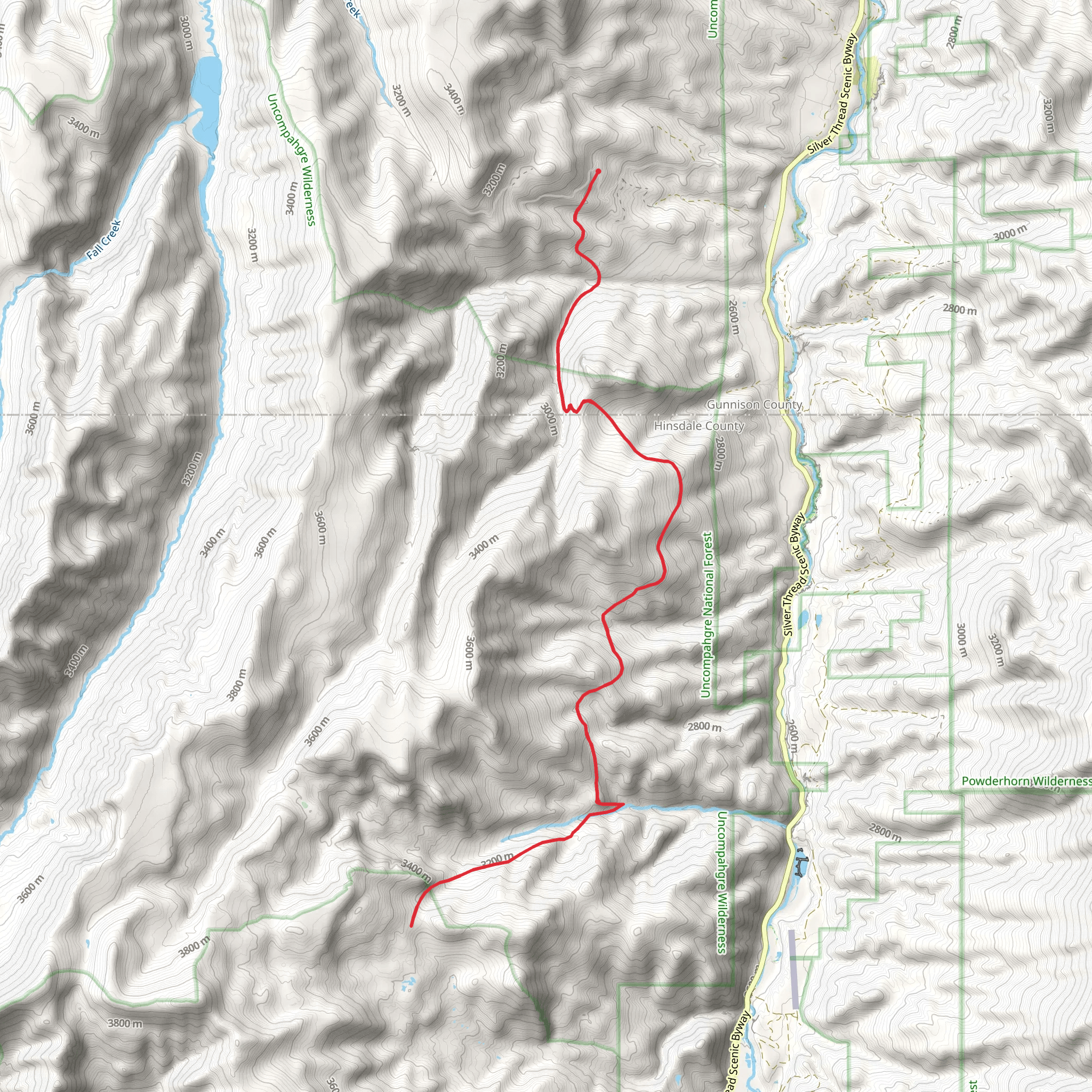 Little Elk Trail mobile static map