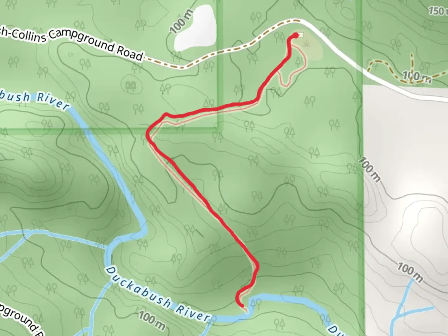 An image depicting the trail Ranger Hole Trail and its surrounding area.