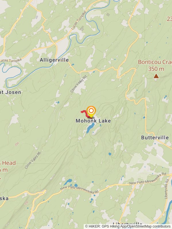 Clove Path mobile static map