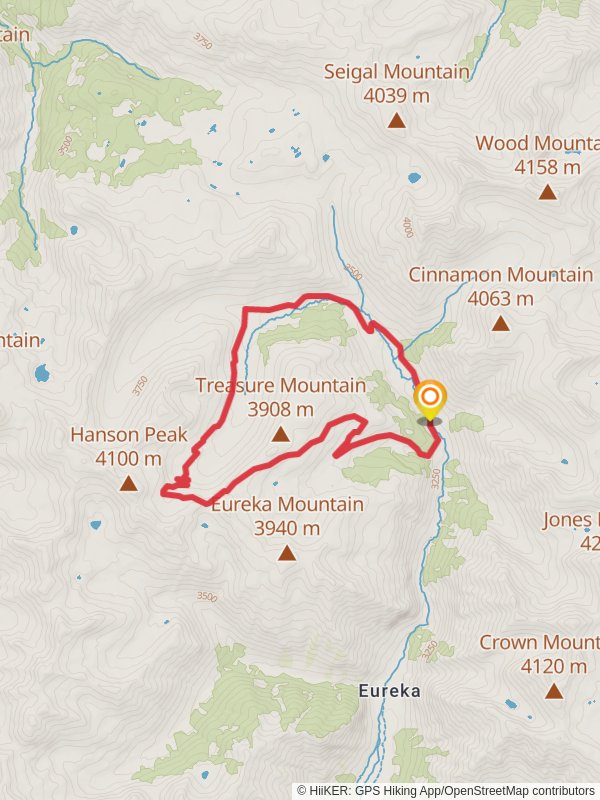 Loop around Treasure Mountain