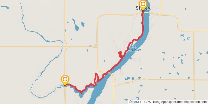 North Country Trail stage 19 Map