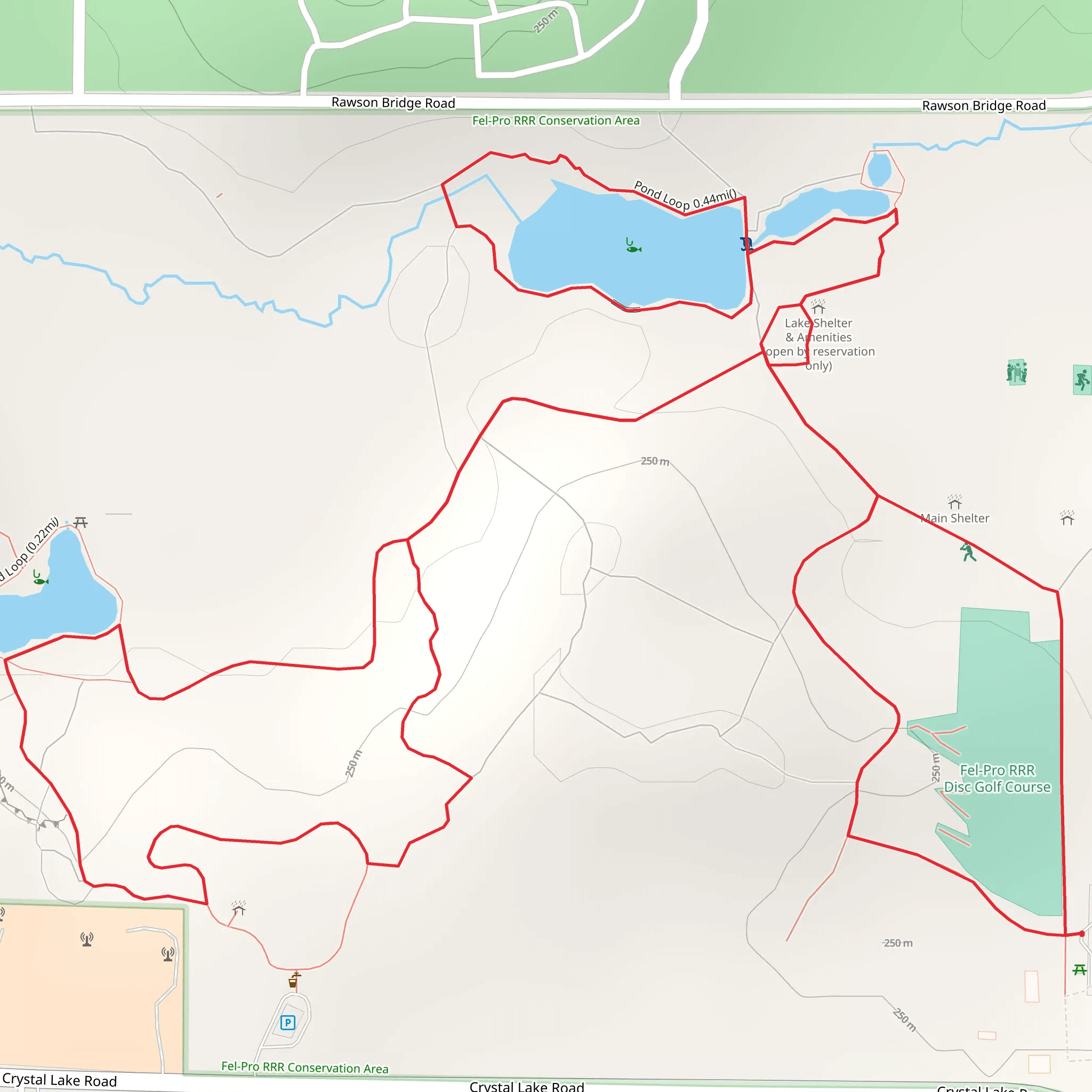 Fel-Pro RRR Conservation Area Loop mobile static map