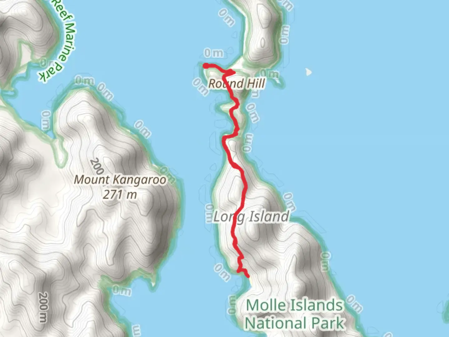 An image depicting the trail Sandy Bay Track and its surrounding area.
