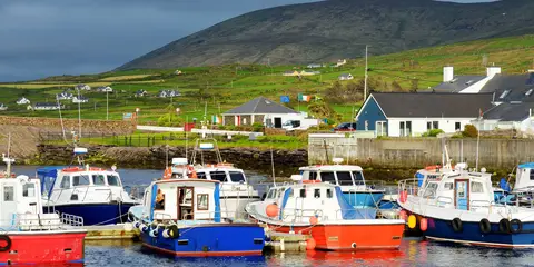 An image depicting the trail Portmagee Pound Loop Walk and its surrounding area.
