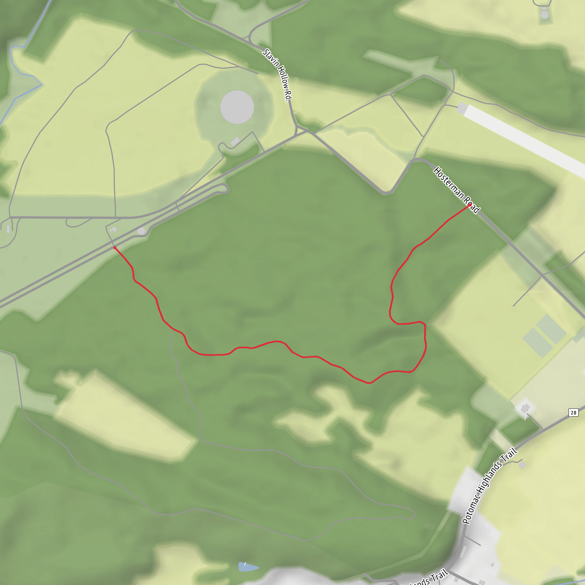 JC Junction Trail mobile static map