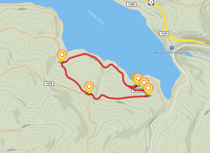 Phillips loop #1 mobile static map