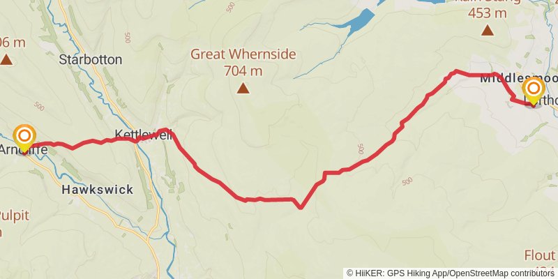 Head to Head Walk stage 9 Map