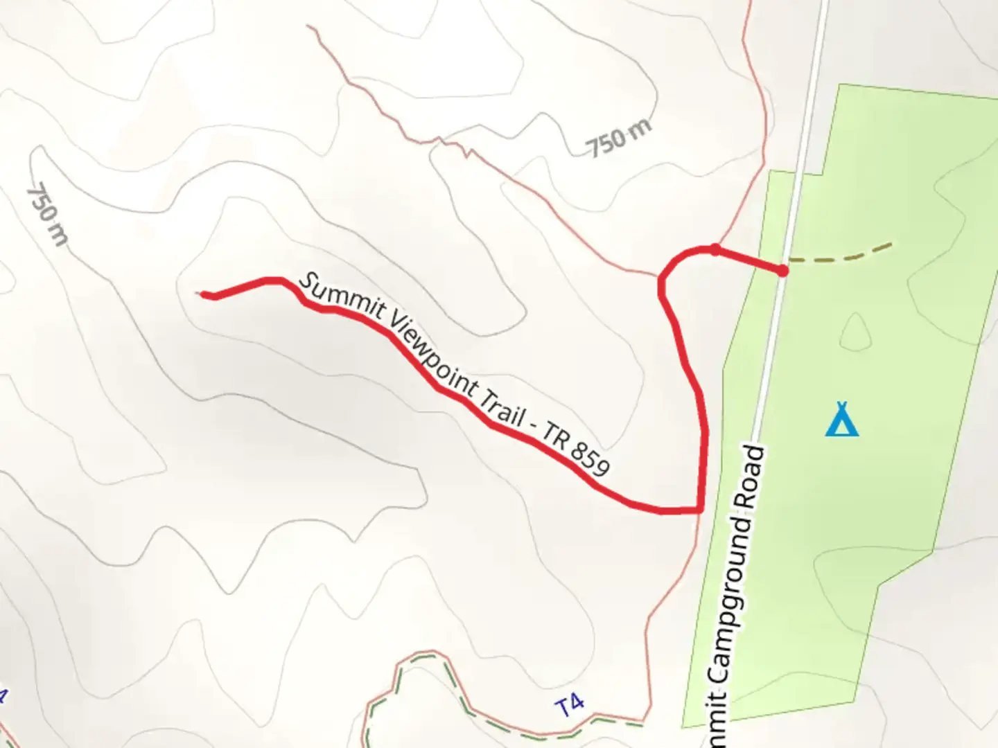 An image depicting the trail Summit Viewpoint Trail and its surrounding area.