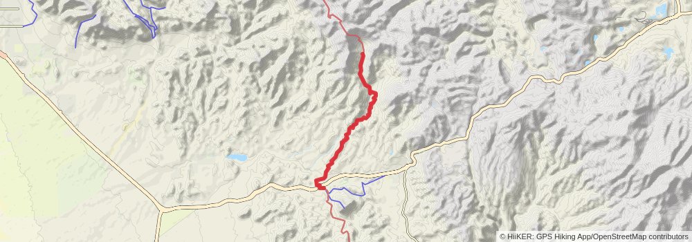 Arizona Trail stage 30 Map