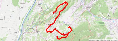 The Liechtenstein Trail stage 5 Map