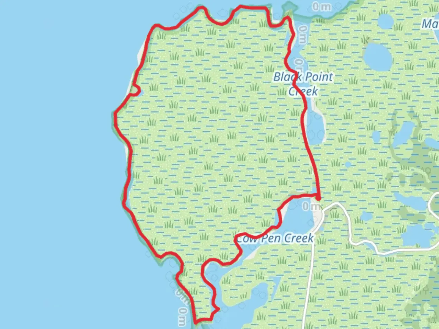 An image depicting the trail Cruickshank Trail Loop and its surrounding area.