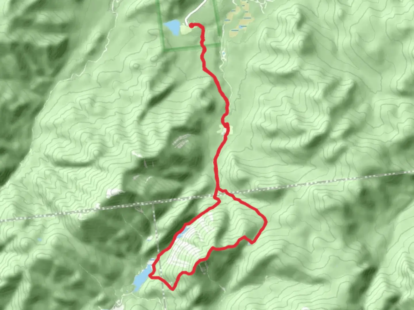 An image depicting the trail Avalanche Lake, Lake Colden and Mount Colden Loop via Van Hoevenberg Trail and its surrounding area.