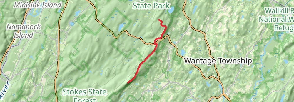 Appalachian Trail - New Jersey stage 4 Map