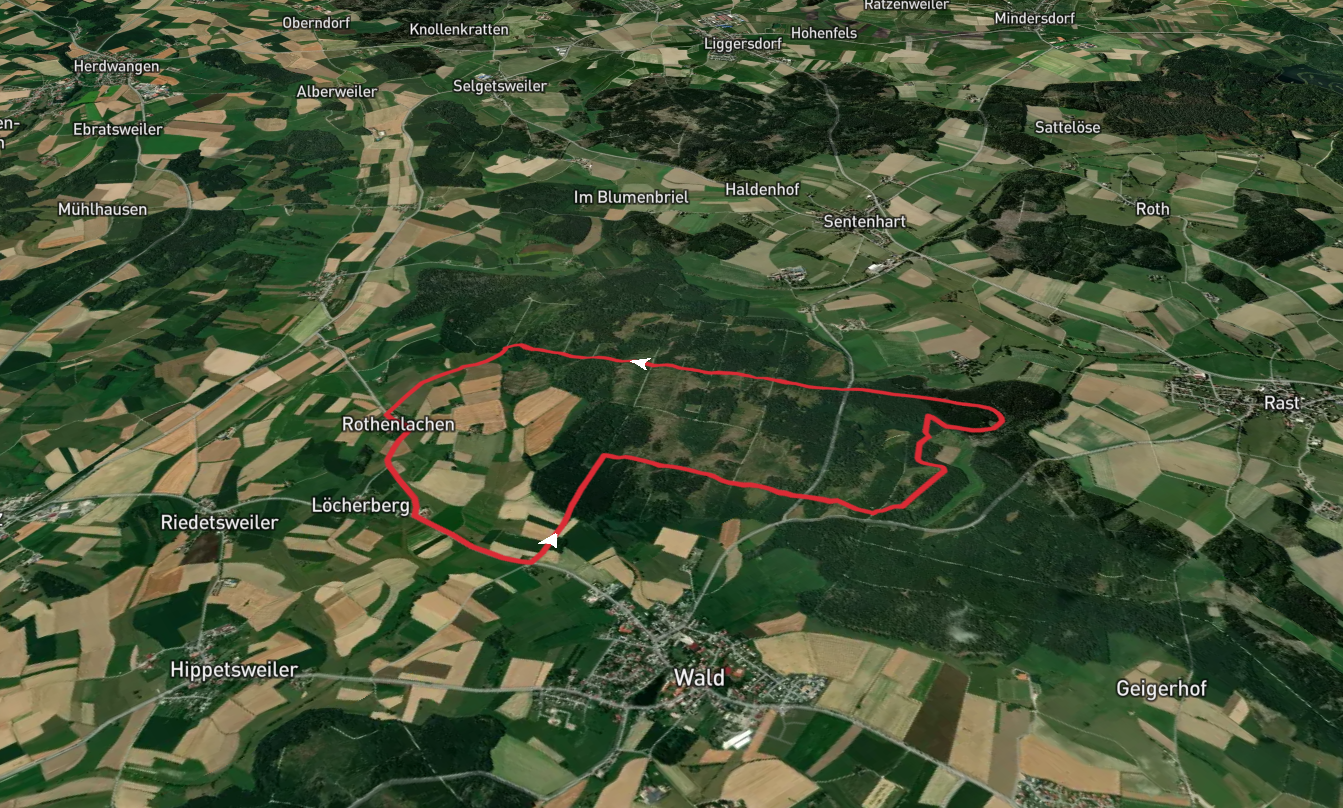 Forst Wald Loop - Rothenlachen