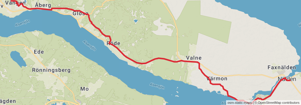 St Olavsleden stage 15 Map