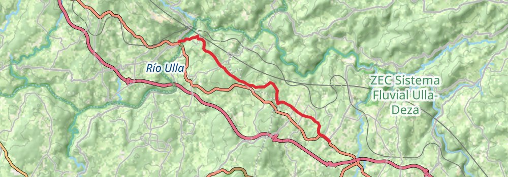 Camino Portugues do Interior stage 21 Map