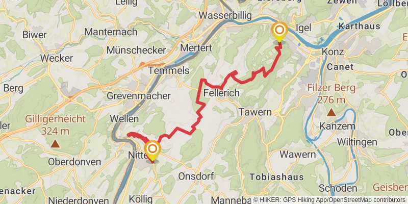 Moselsteig stage 3 Map