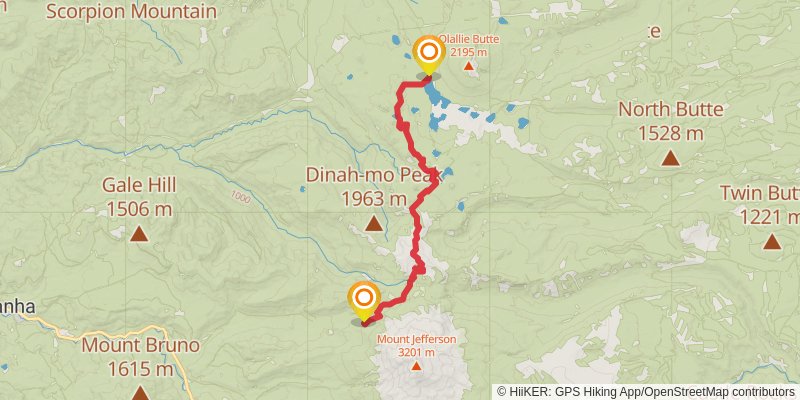 Ultra Pedestrian North Loop stage 148 Map