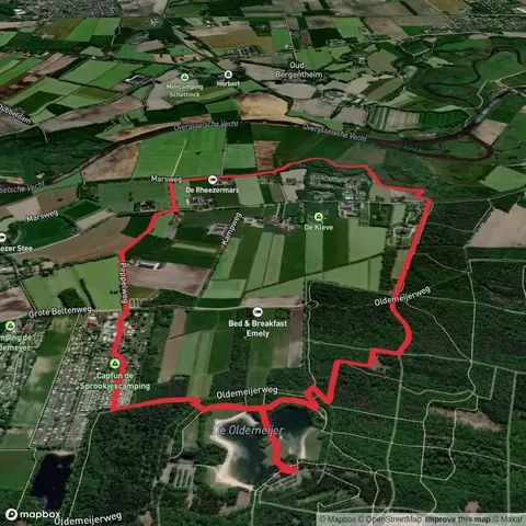 Koehaar and Moskuilen via Peppel Weg