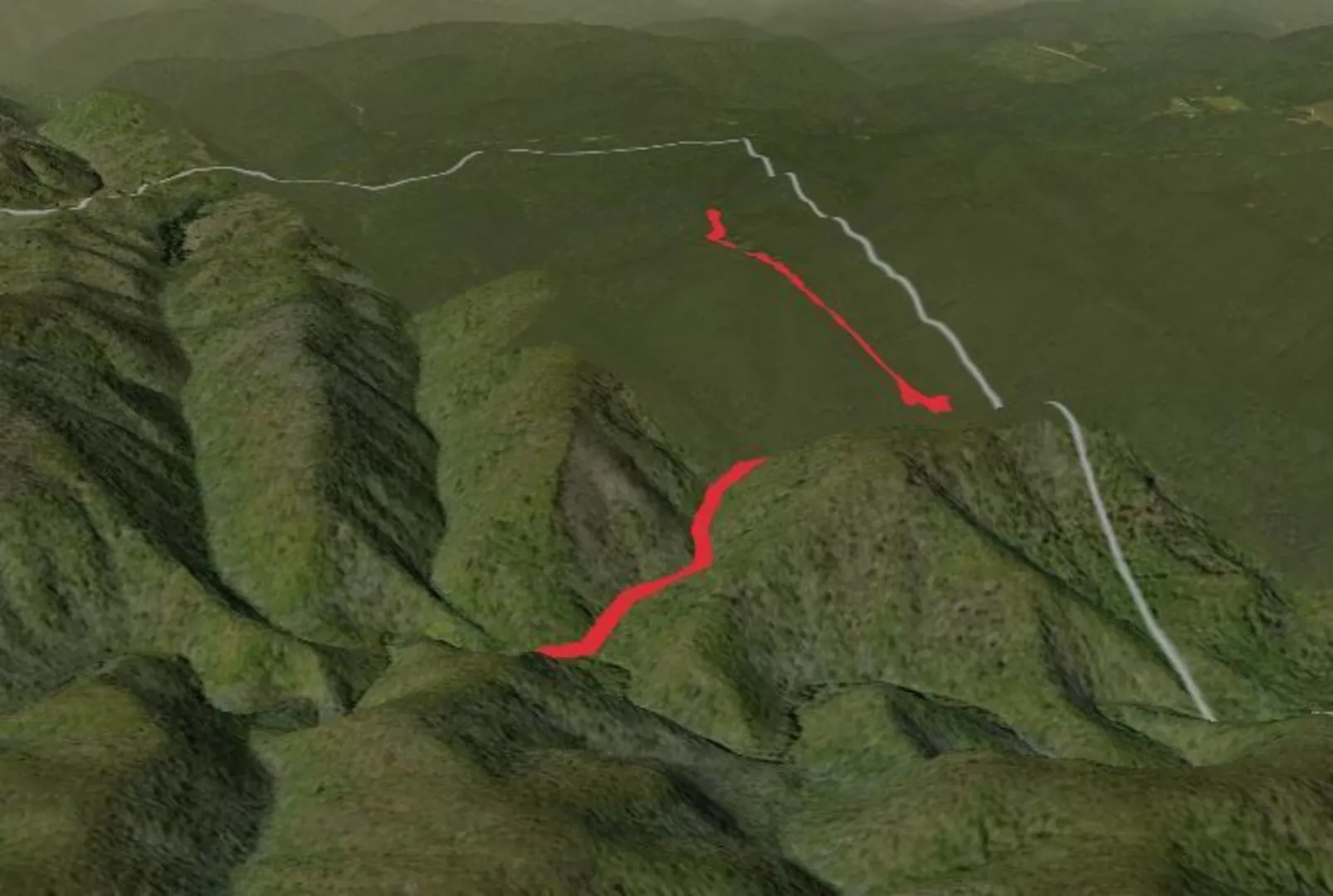 An image depicting the trail Buck Trail and its surrounding area.