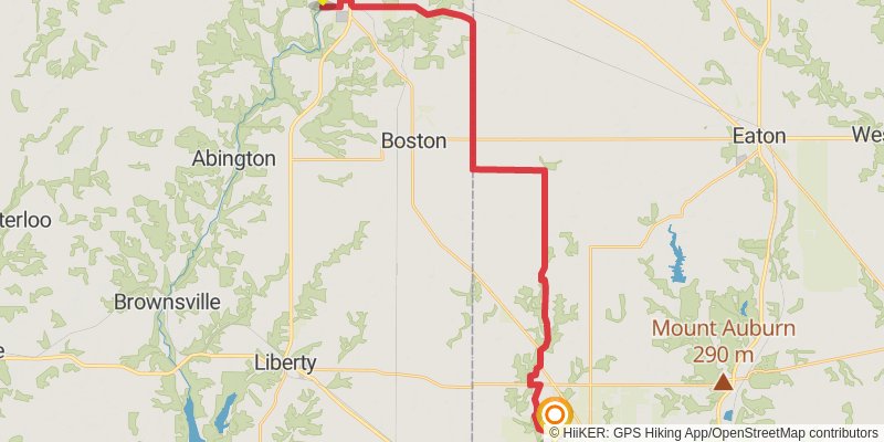 American Discovery Trail - North stage 3 Map