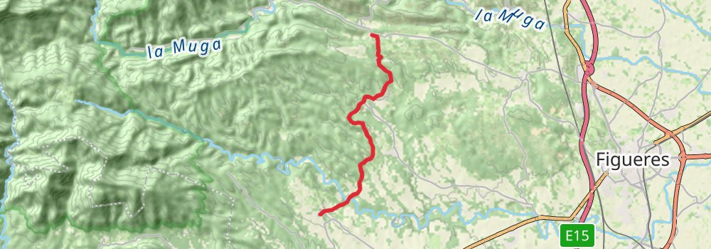 GR 2 La Junquera to Sant Adriá del Besos stage 2 Map