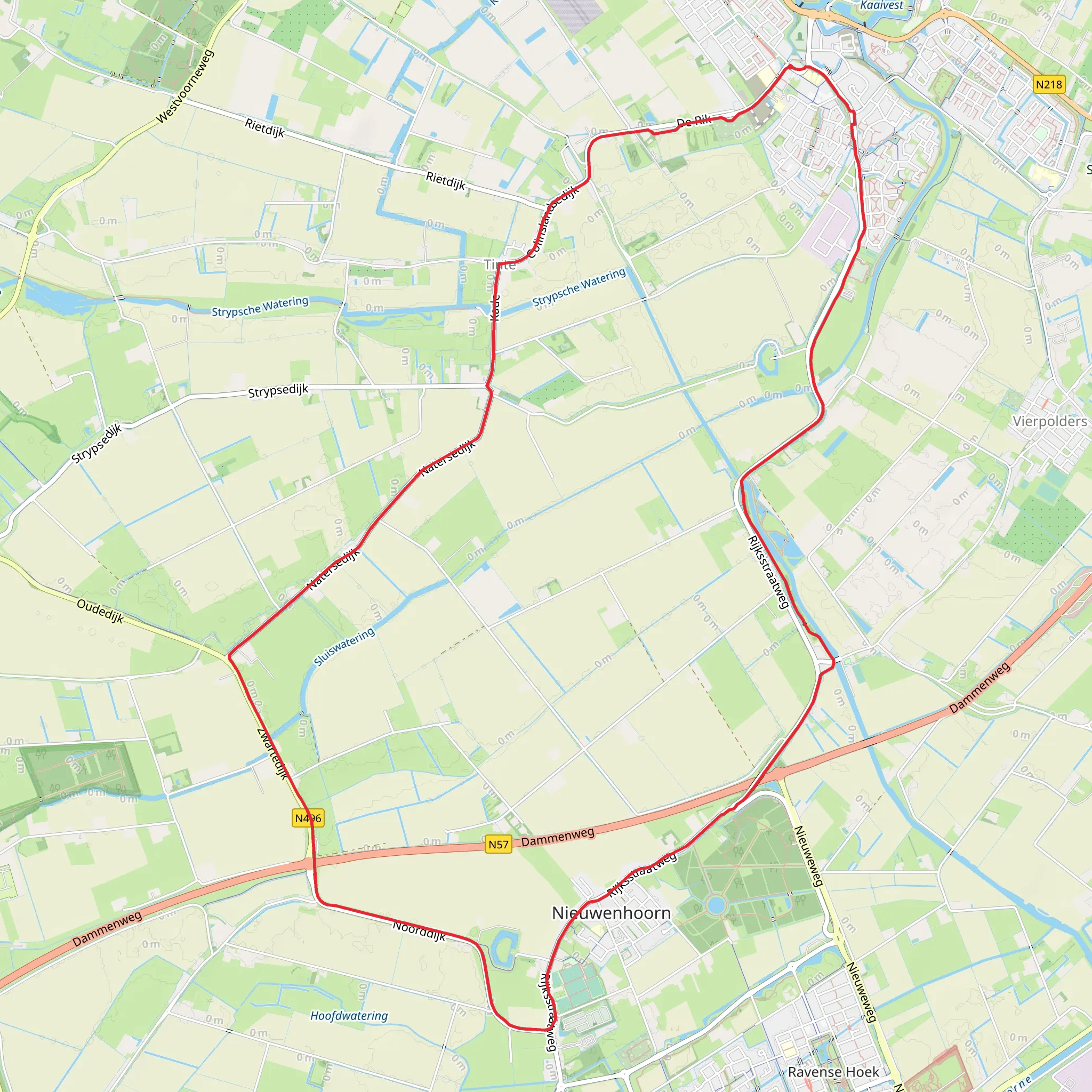 Fort Noorddijk via Voornepad mobile static map