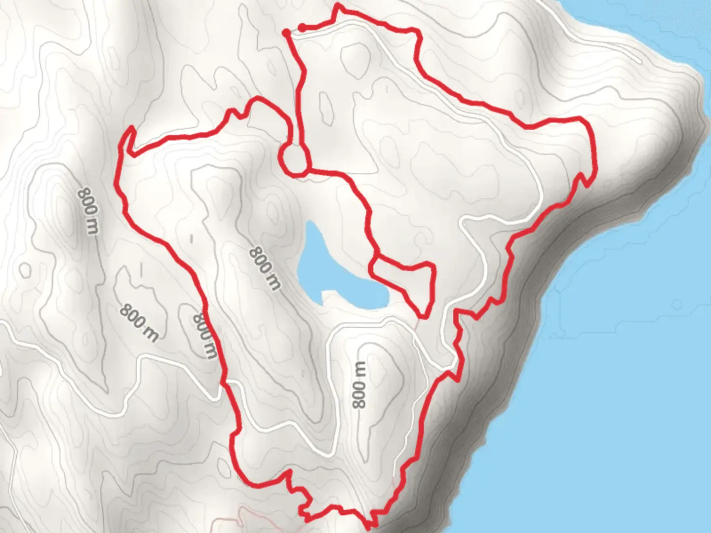 An image depicting the trail Lost Lake, Mud Lake and Mineral Point Loop and its surrounding area.