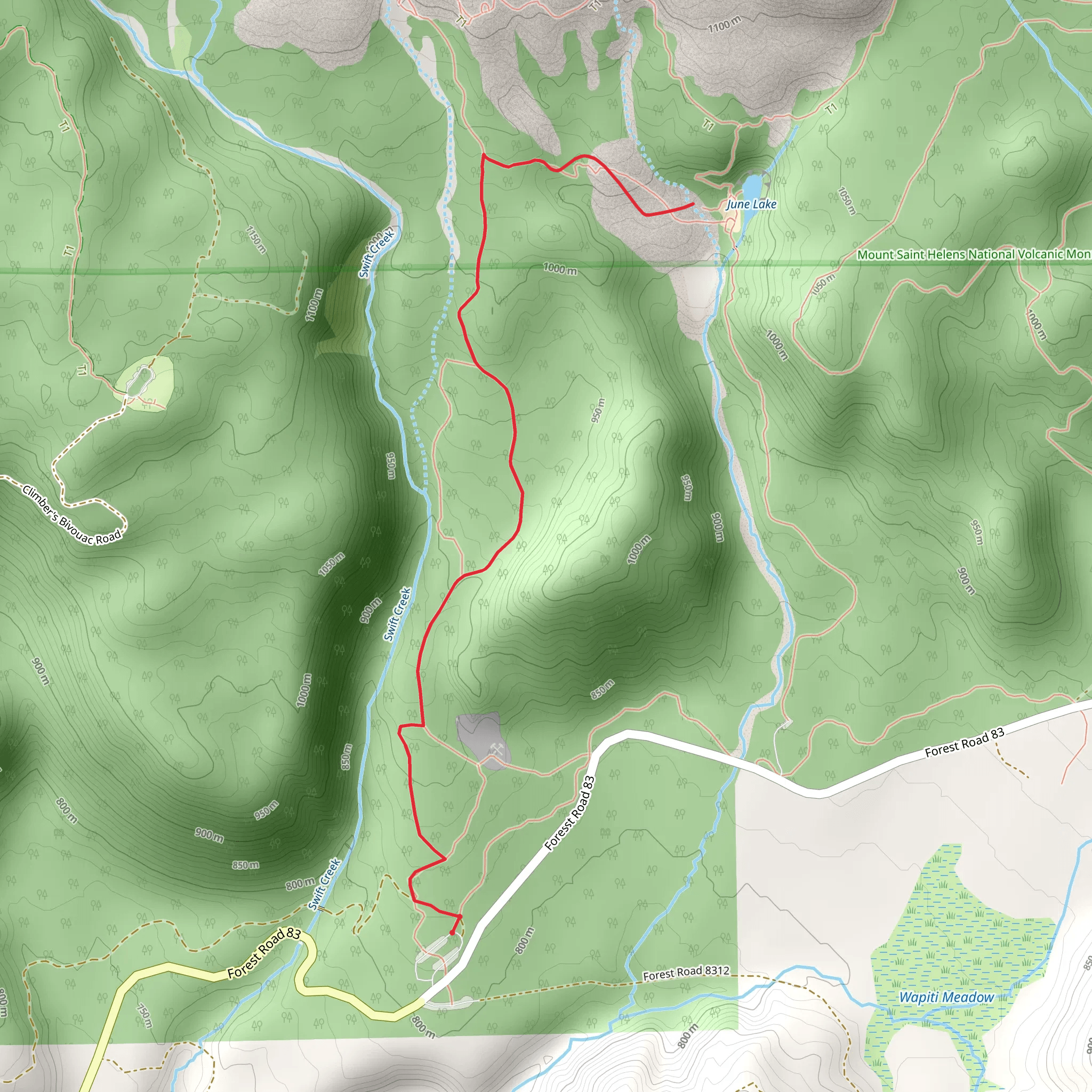 Pika Trail mobile static map