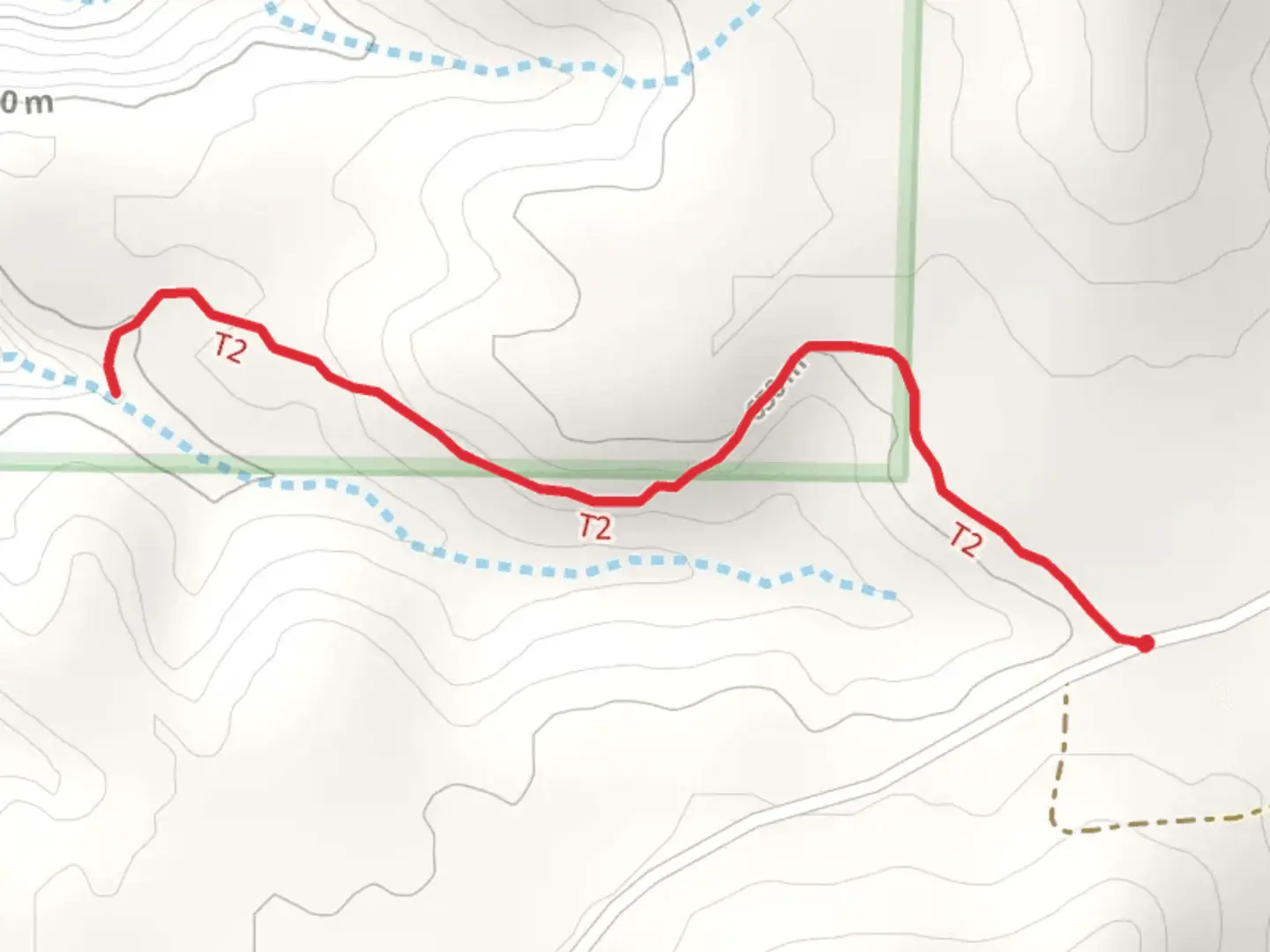 An image depicting the trail Magnolia Fall Walk and its surrounding area.