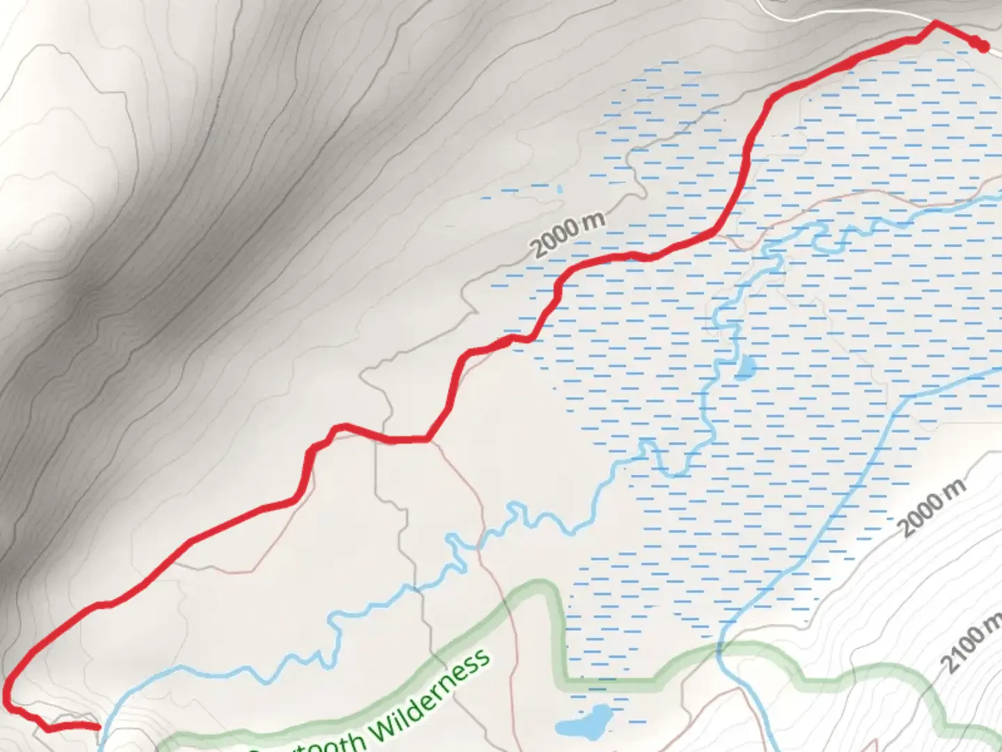 An image depicting the trail Stanley Lake Creek via Iron Creek-Stanley Lake Trail and its surrounding area.