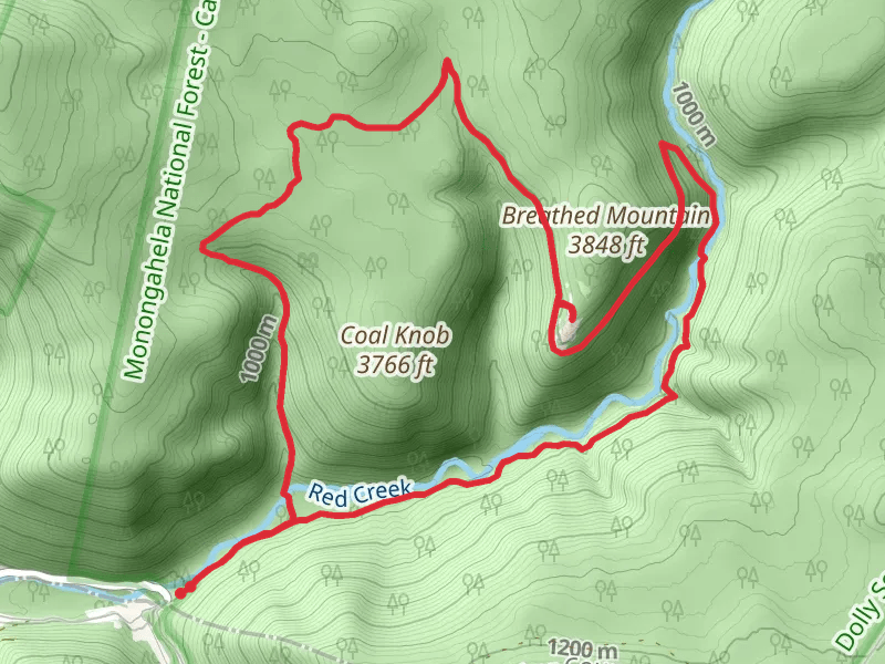 Red Creek and Rocky Point Trail