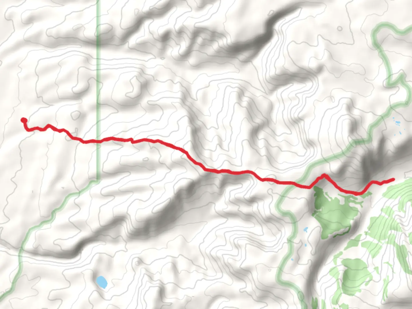 An image depicting the trail Jackass Pass via Hominy Peak Trail and its surrounding area.