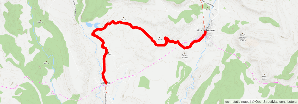 GR 8 Aragón stage 13 Map