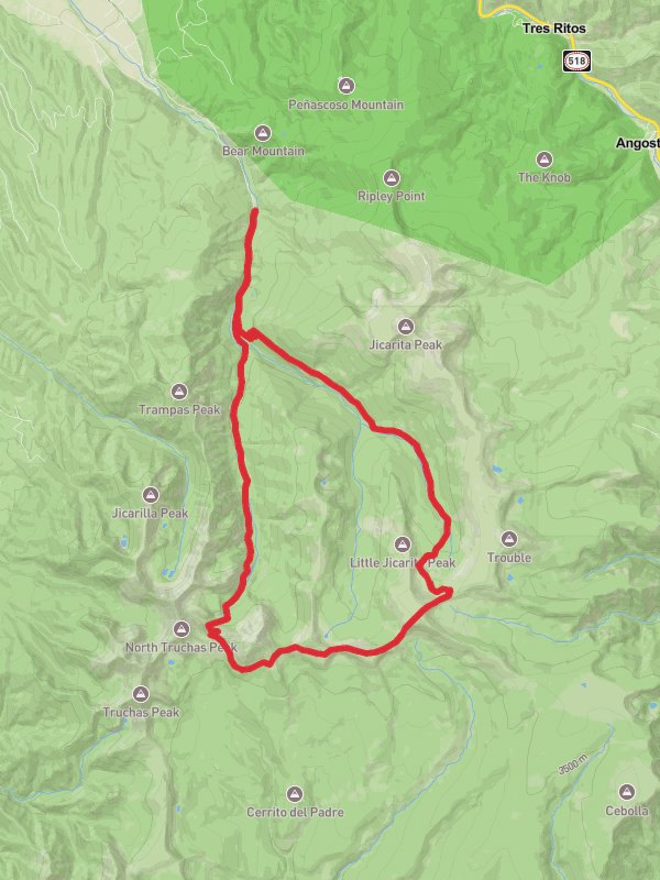 Middle Fork, Skyline and West Fork Loop Trail