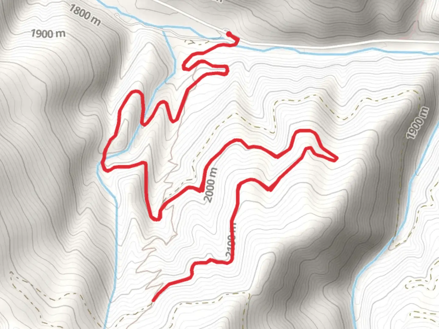 An image depicting the trail Wicked Creek Trail - Short and its surrounding area.