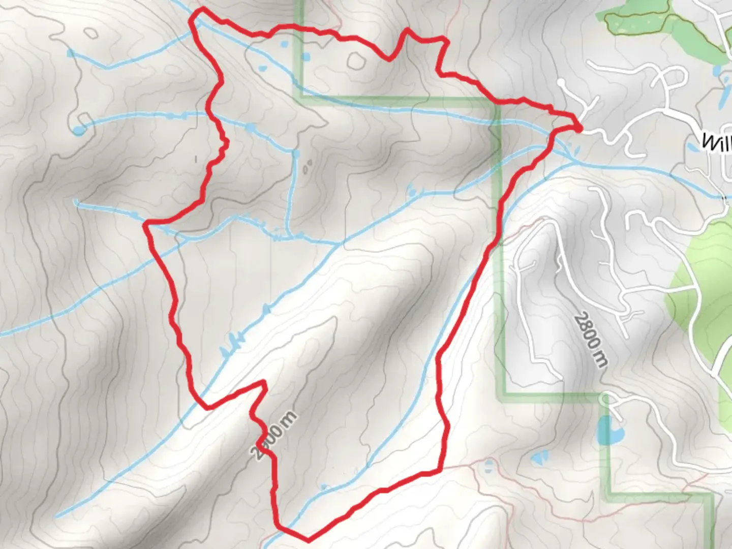 An image depicting the trail CDT and Gore Range Loop Trail and its surrounding area.