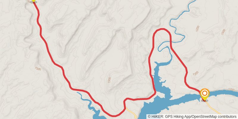 American Discovery Trail - Utah stage 25 Map