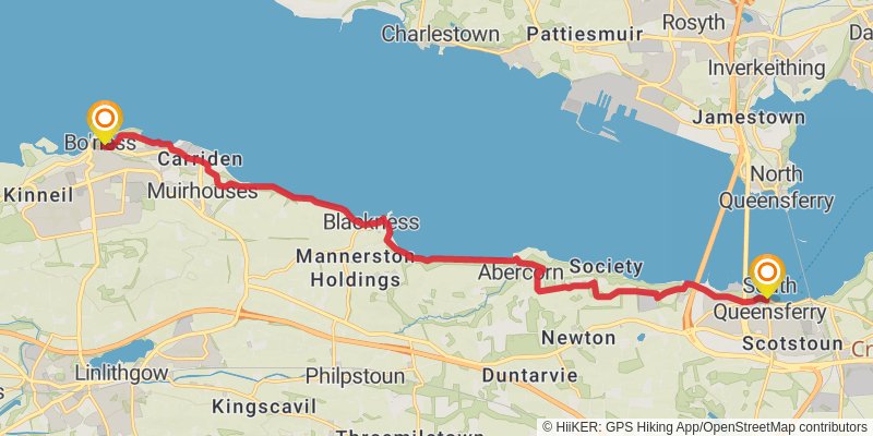 Antonine Trail stage 5 Map