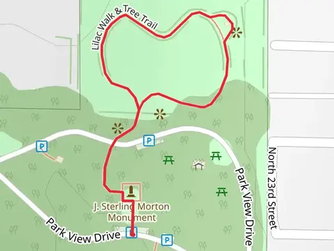 Lilac Walk and Tree Loop Trail