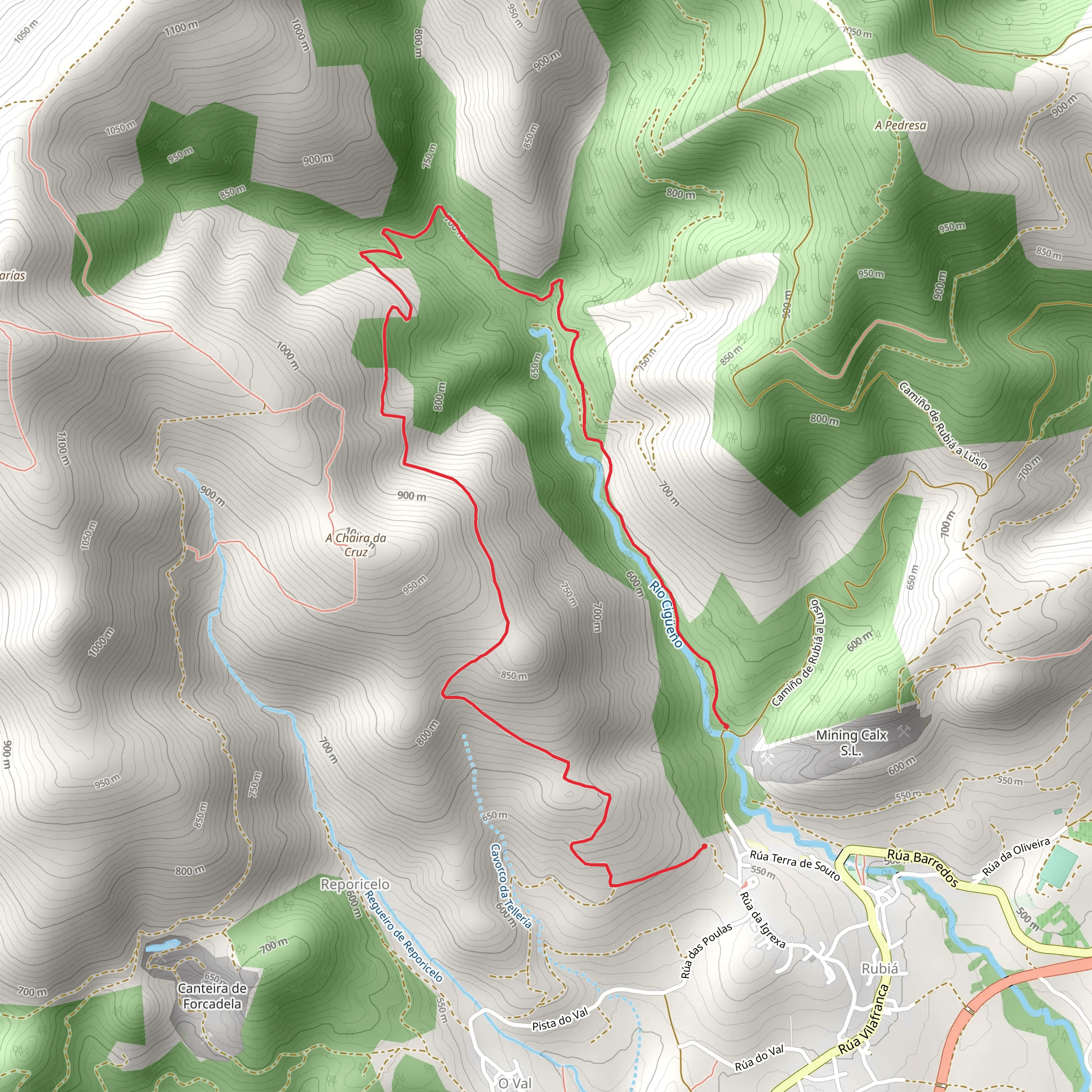 PR G 144 Ruta Natural dos Castros e Nivieira mobile static map