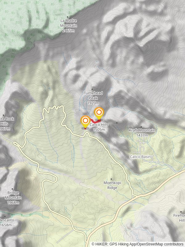 Calico Hills via Calico Tanks Trail