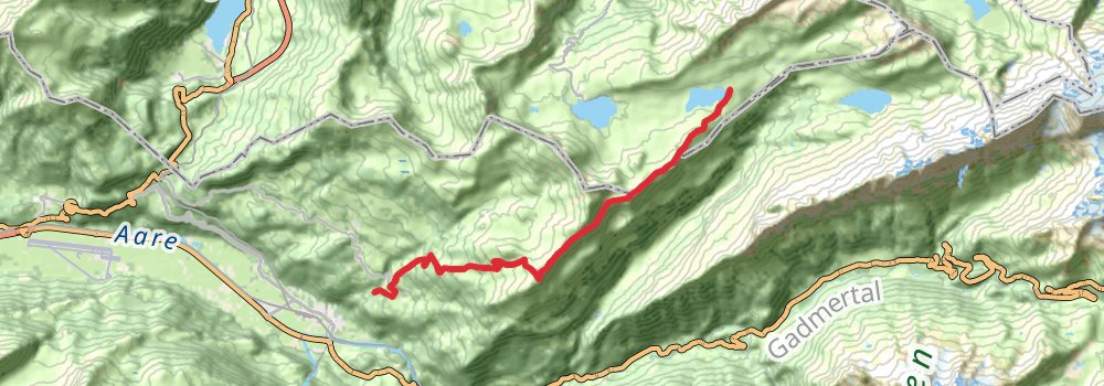 Via Alpina - Red Trail stage 76 Map