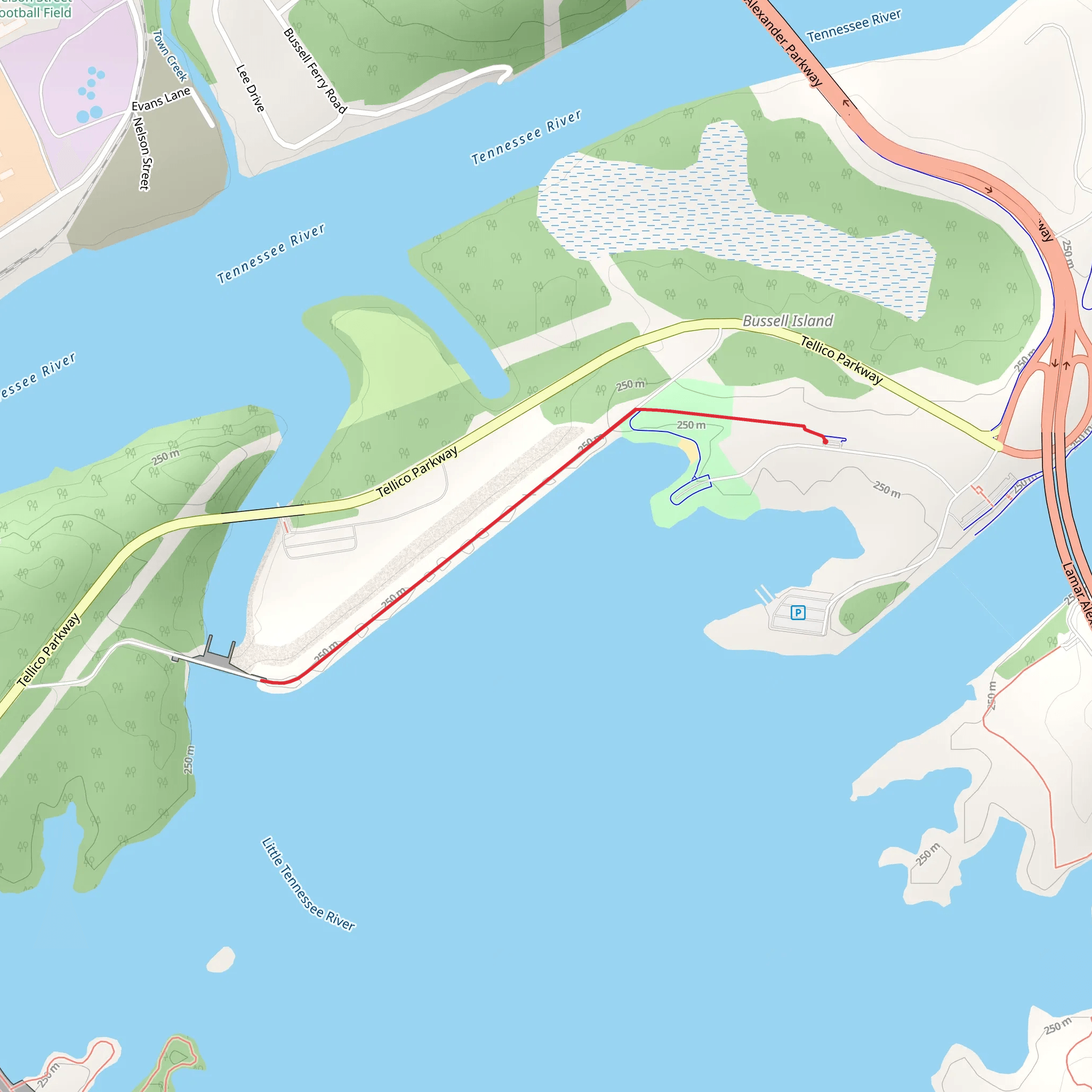 Bussell Island Walk mobile static map