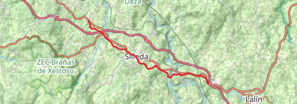 Camino Portugues do Interior stage 20 Map