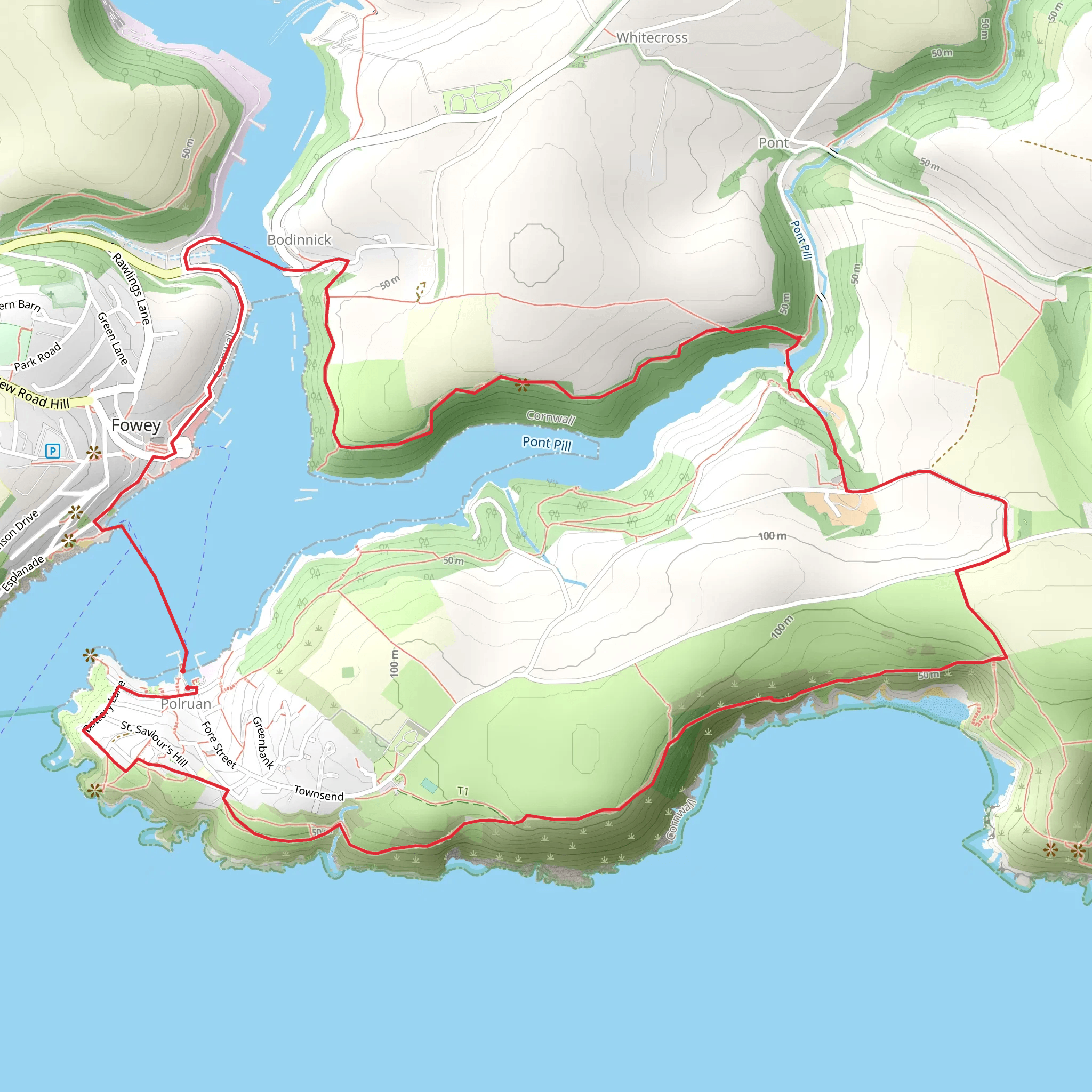 Wind in the Wyllows Walk mobile static map