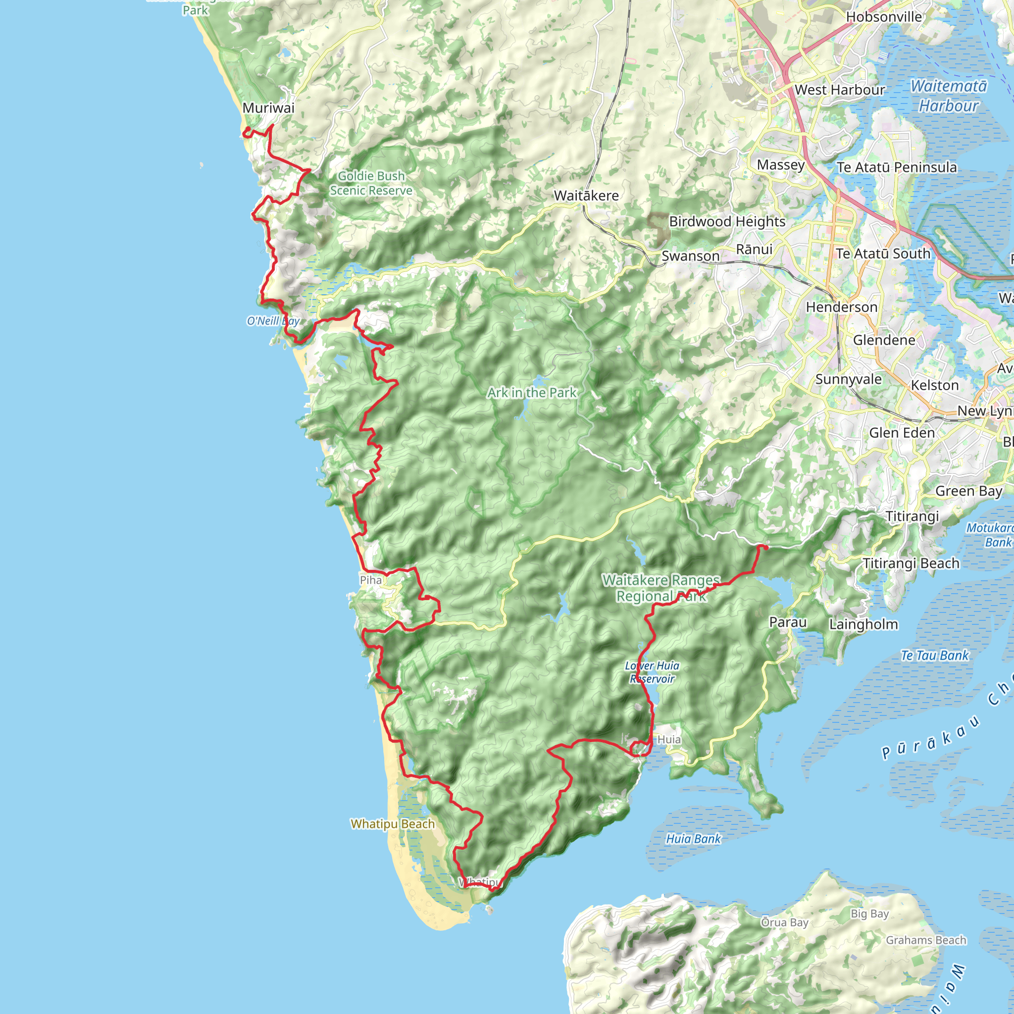 Hillary Trail mobile static map