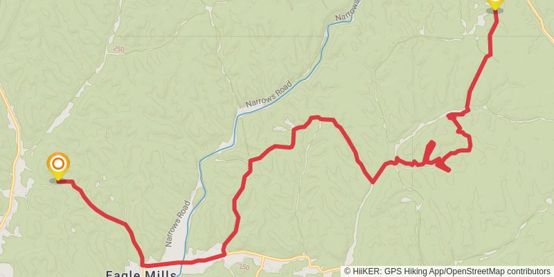 North Country Trail - Ohio stage 47 Map
