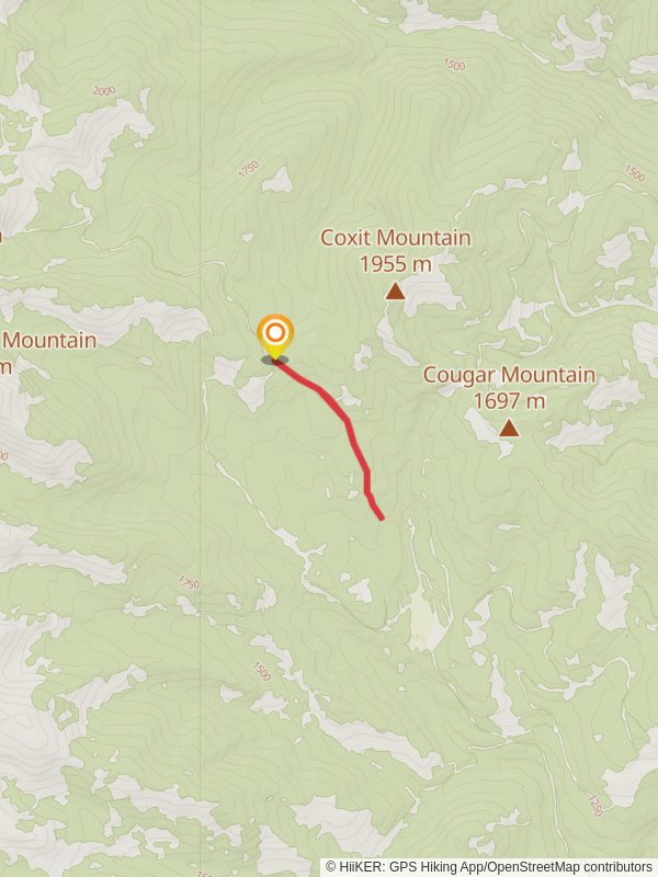 Mutton Ridge Trail mobile static map