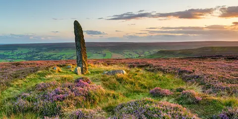 An image depicting the trail Saltergate - Fylingdales and Allerston High Moor and its surrounding area.